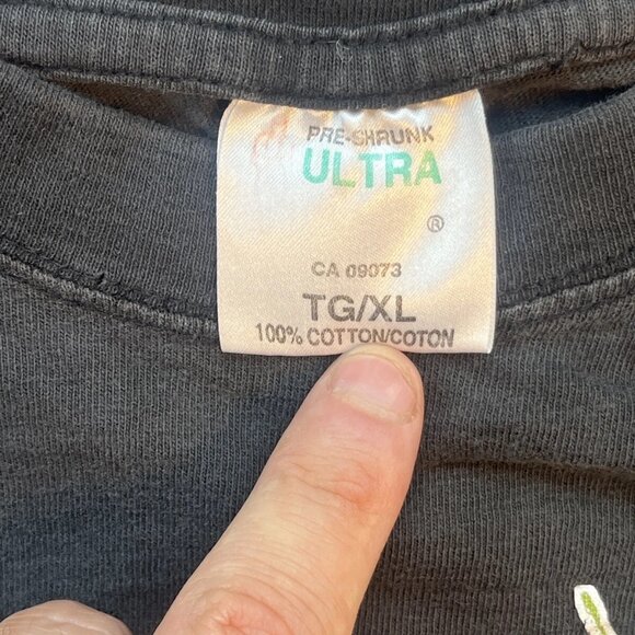 Vintage 90s Backstreet Boys Black T Shirt XL X-Large 1997 Ultra Artimonde - Picture 10 of 11